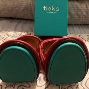 Brand new Tieks red shoes